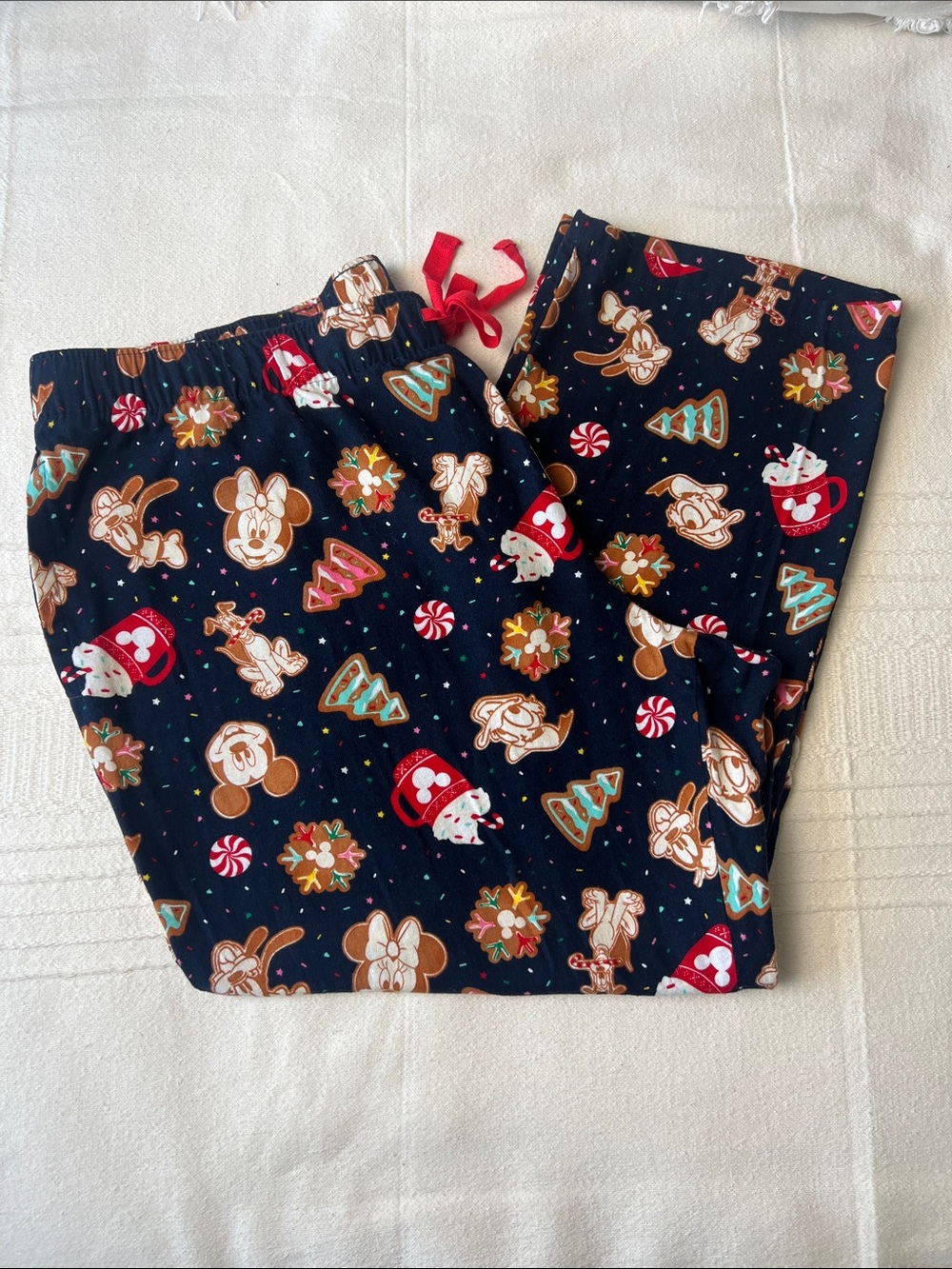 Women’s Navy Blue Holiday Character Pajama Pants